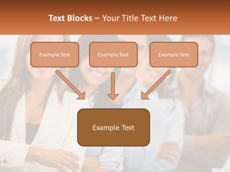 A Group Of People Standing Next To Each Other PowerPoint Template