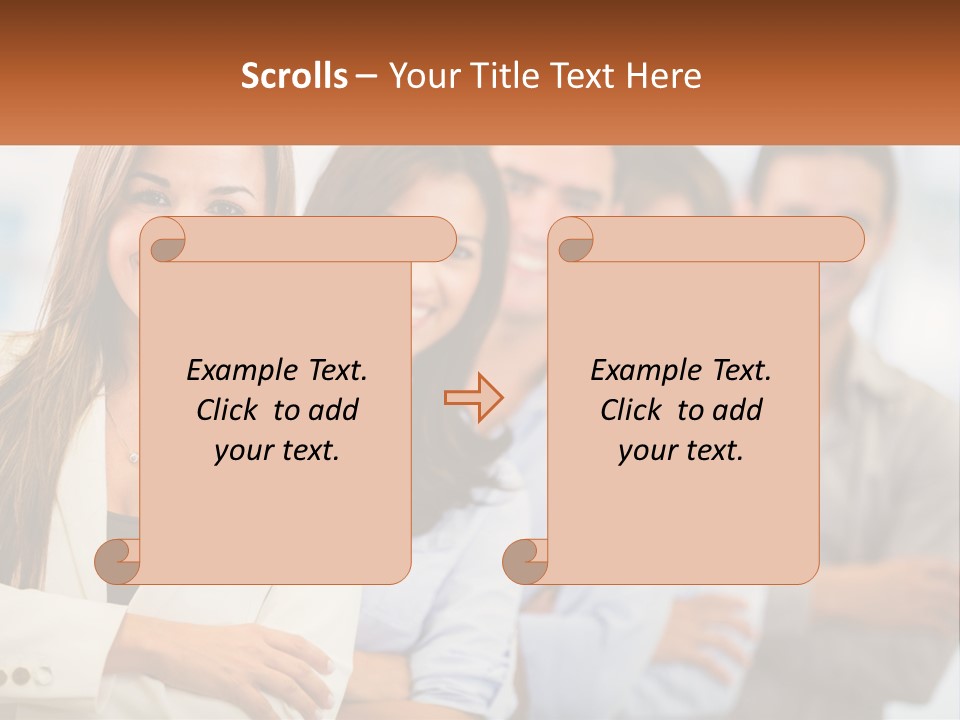 A Group Of People Standing Next To Each Other PowerPoint Template