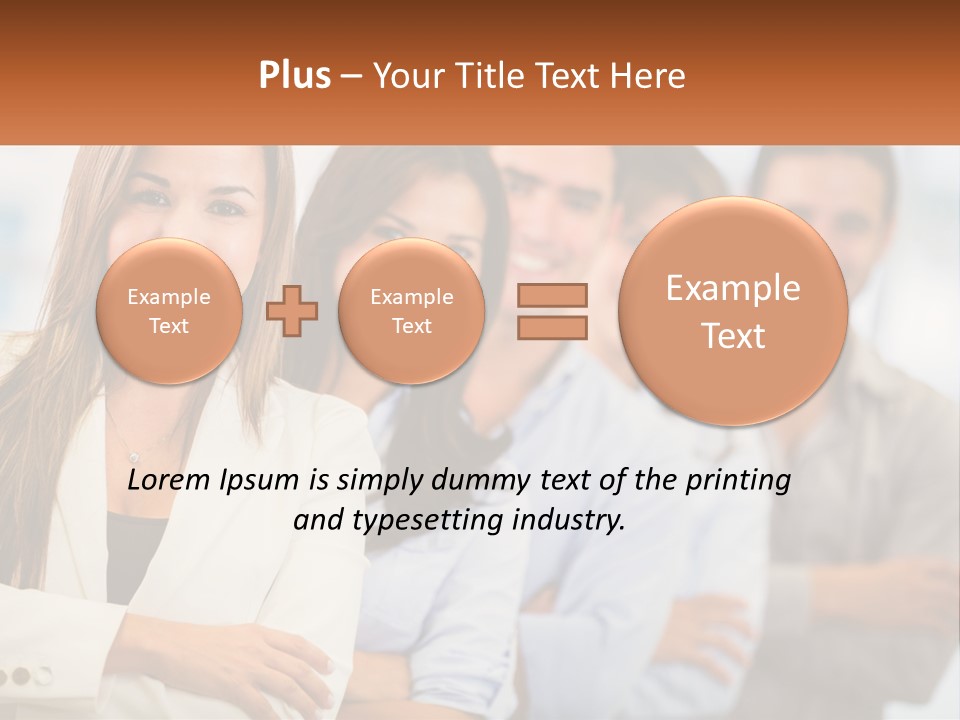 A Group Of People Standing Next To Each Other PowerPoint Template