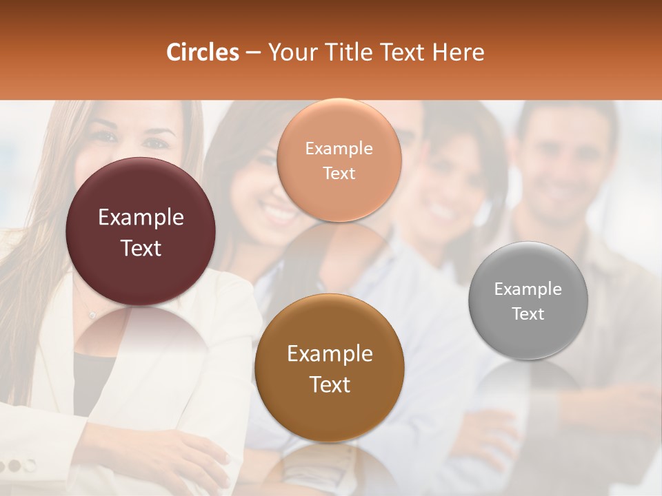 A Group Of People Standing Next To Each Other PowerPoint Template