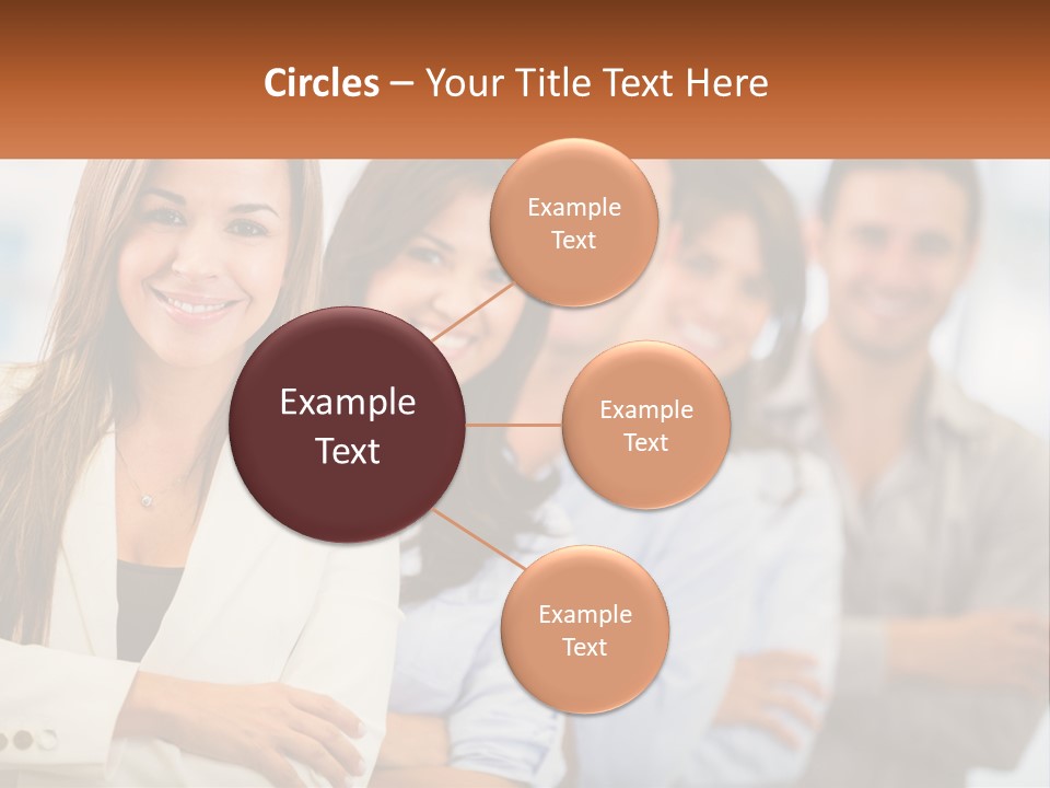 A Group Of People Standing Next To Each Other PowerPoint Template