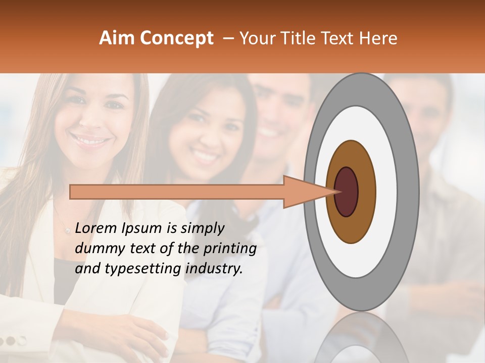 A Group Of People Standing Next To Each Other PowerPoint Template