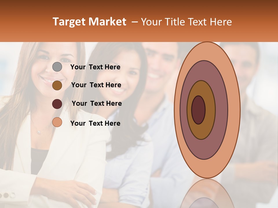 A Group Of People Standing Next To Each Other PowerPoint Template