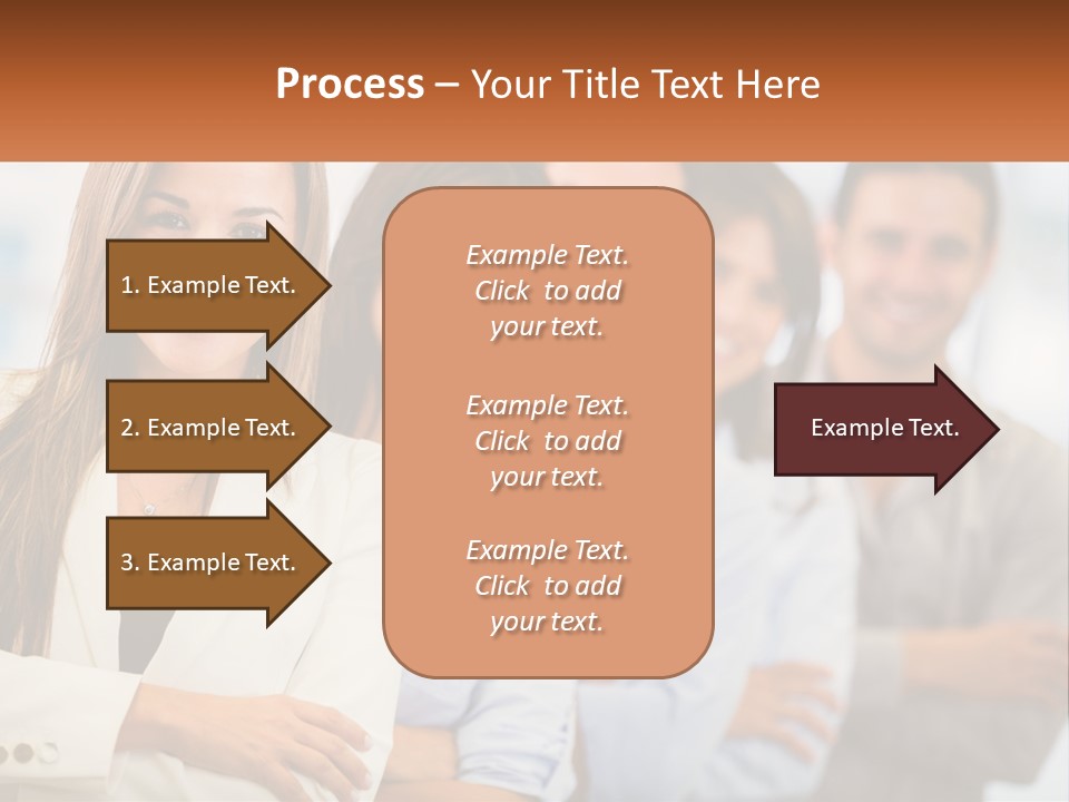 A Group Of People Standing Next To Each Other PowerPoint Template