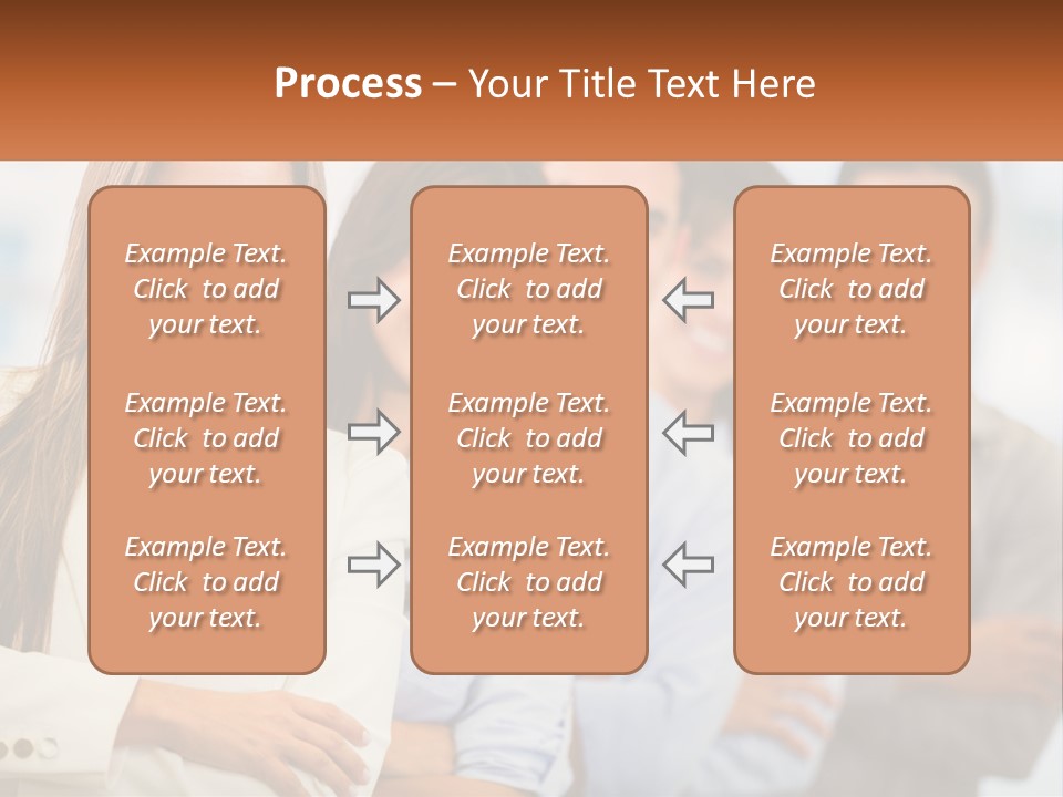 A Group Of People Standing Next To Each Other PowerPoint Template