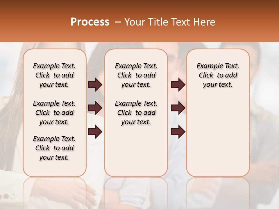 A Group Of People Standing Next To Each Other PowerPoint Template