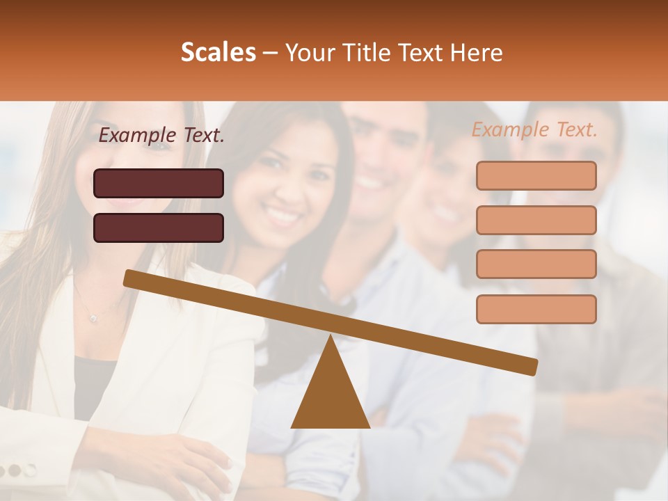 A Group Of People Standing Next To Each Other PowerPoint Template