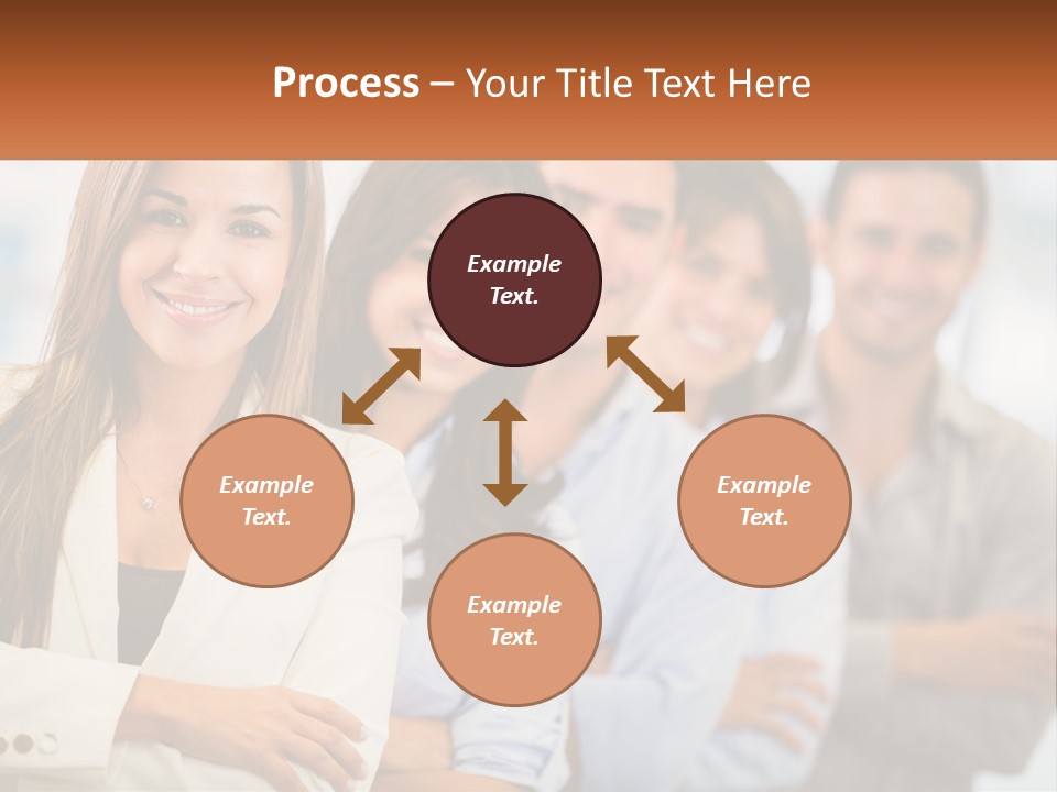 A Group Of People Standing Next To Each Other PowerPoint Template