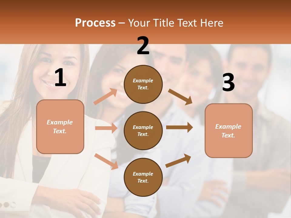 A Group Of People Standing Next To Each Other PowerPoint Template