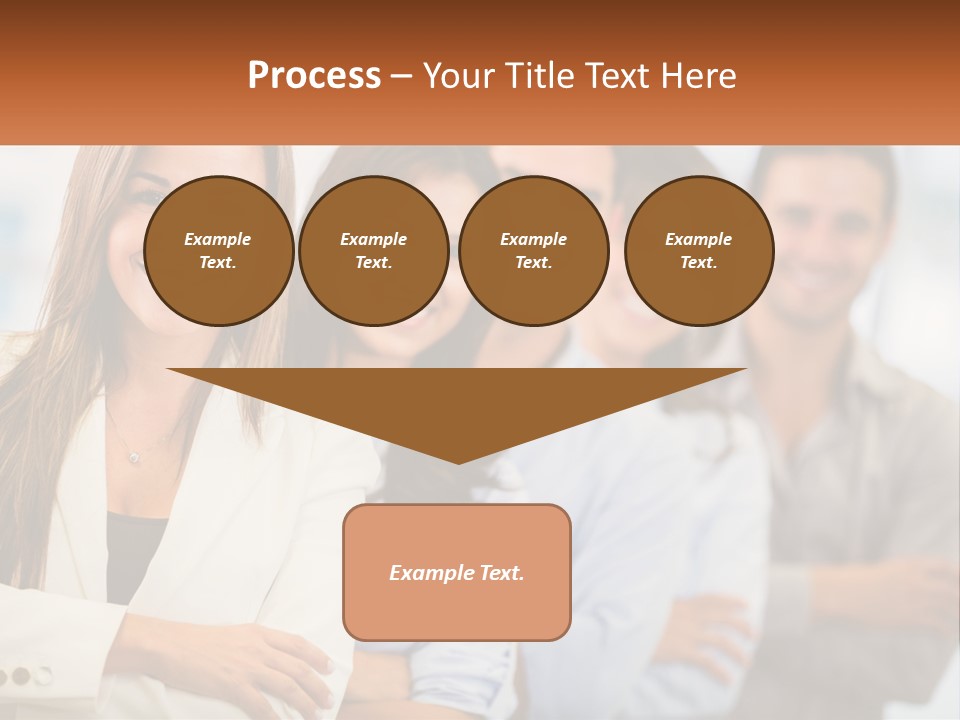 A Group Of People Standing Next To Each Other PowerPoint Template