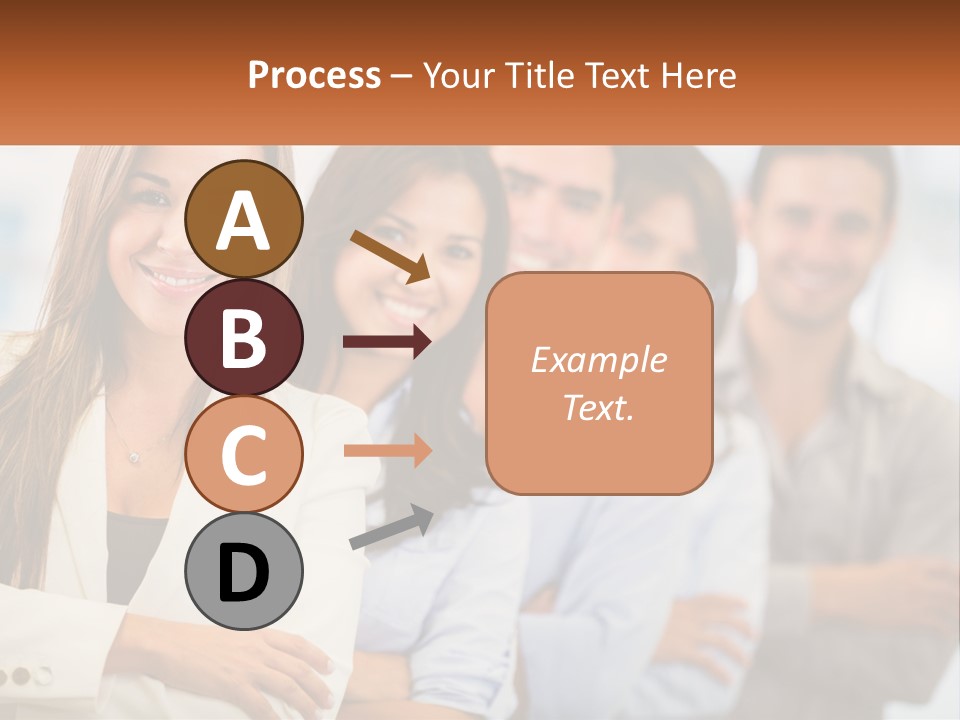A Group Of People Standing Next To Each Other PowerPoint Template