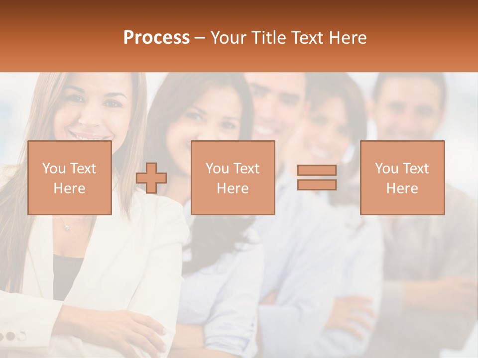 A Group Of People Standing Next To Each Other PowerPoint Template