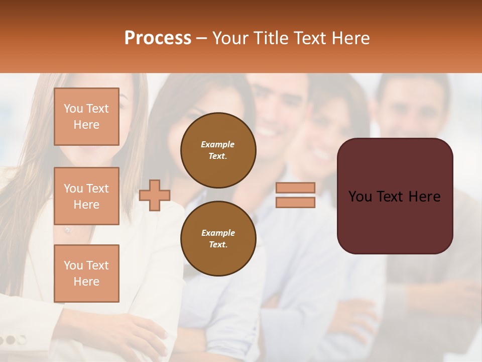 A Group Of People Standing Next To Each Other PowerPoint Template