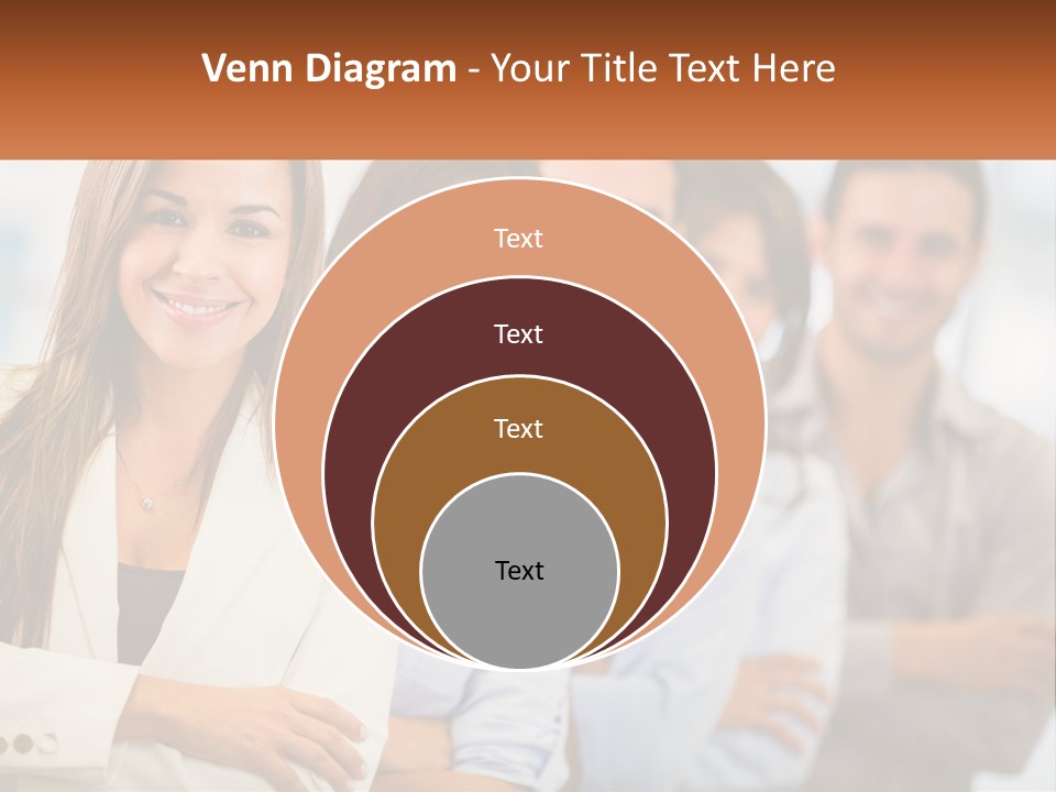 A Group Of People Standing Next To Each Other PowerPoint Template