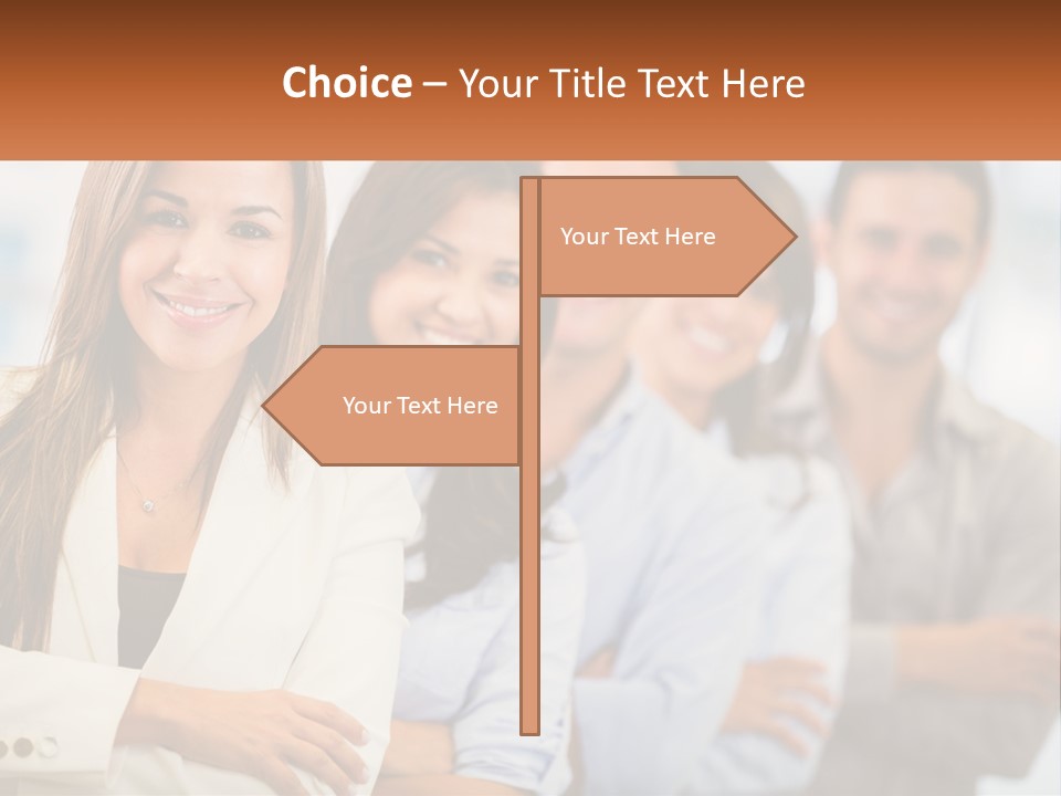 A Group Of People Standing Next To Each Other PowerPoint Template