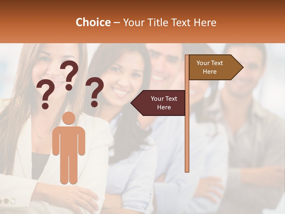 A Group Of People Standing Next To Each Other PowerPoint Template