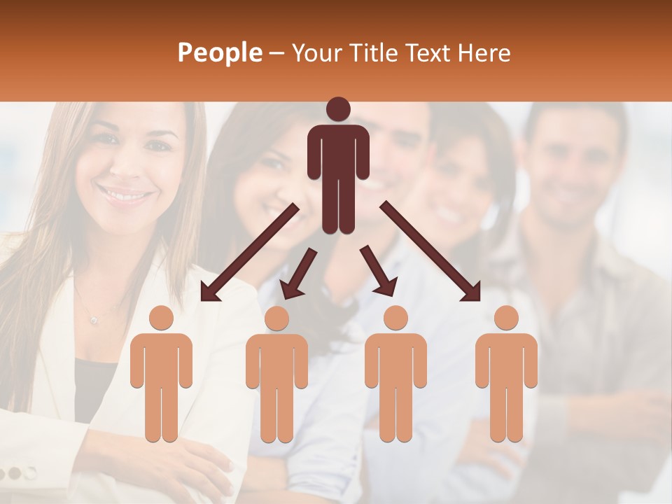 A Group Of People Standing Next To Each Other PowerPoint Template