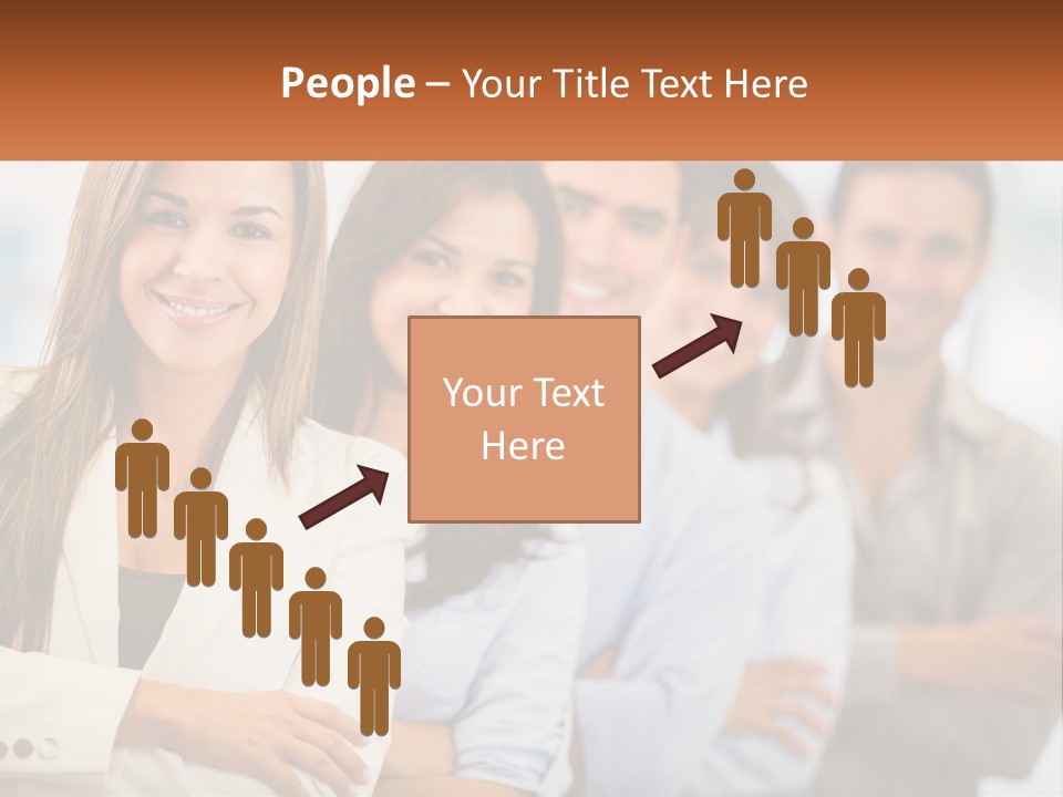 A Group Of People Standing Next To Each Other PowerPoint Template