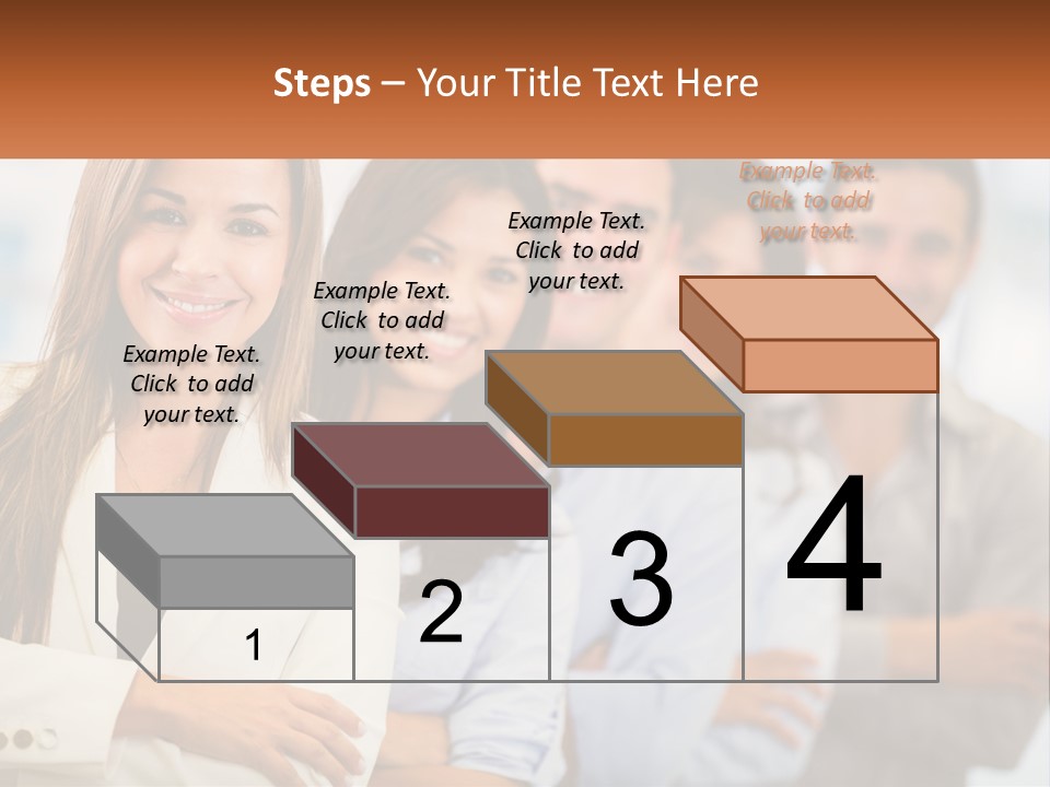 A Group Of People Standing Next To Each Other PowerPoint Template
