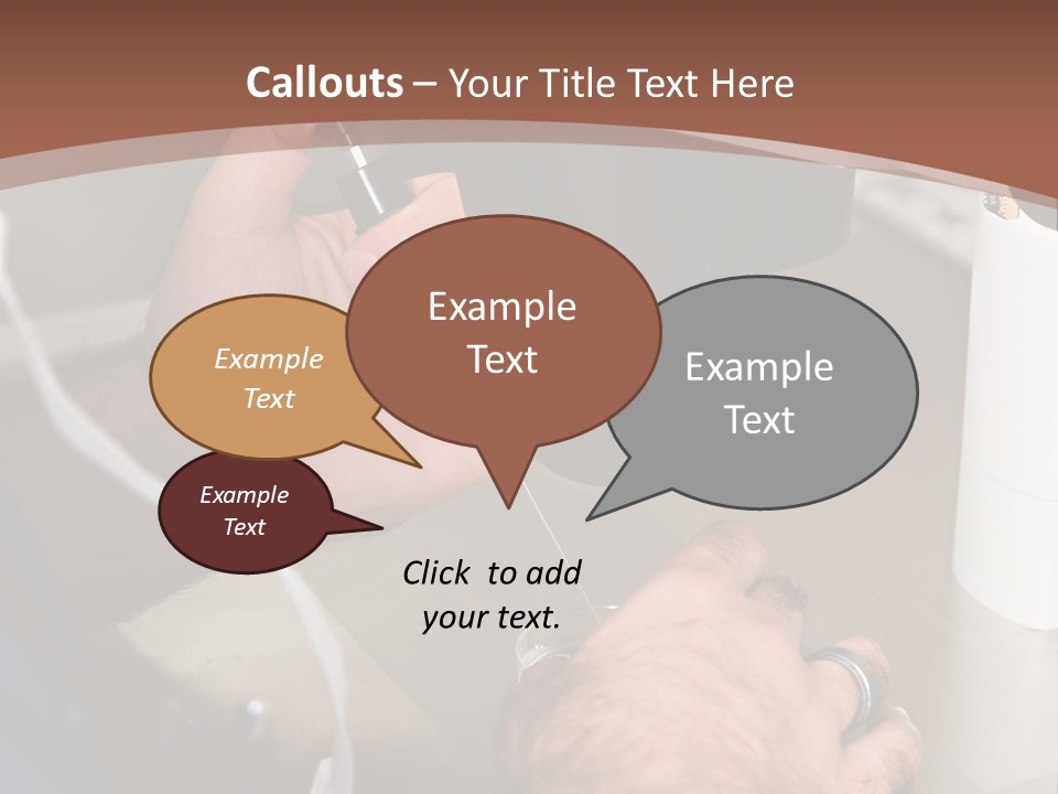 A Man Is Using A Microscope To Examine Something PowerPoint Template