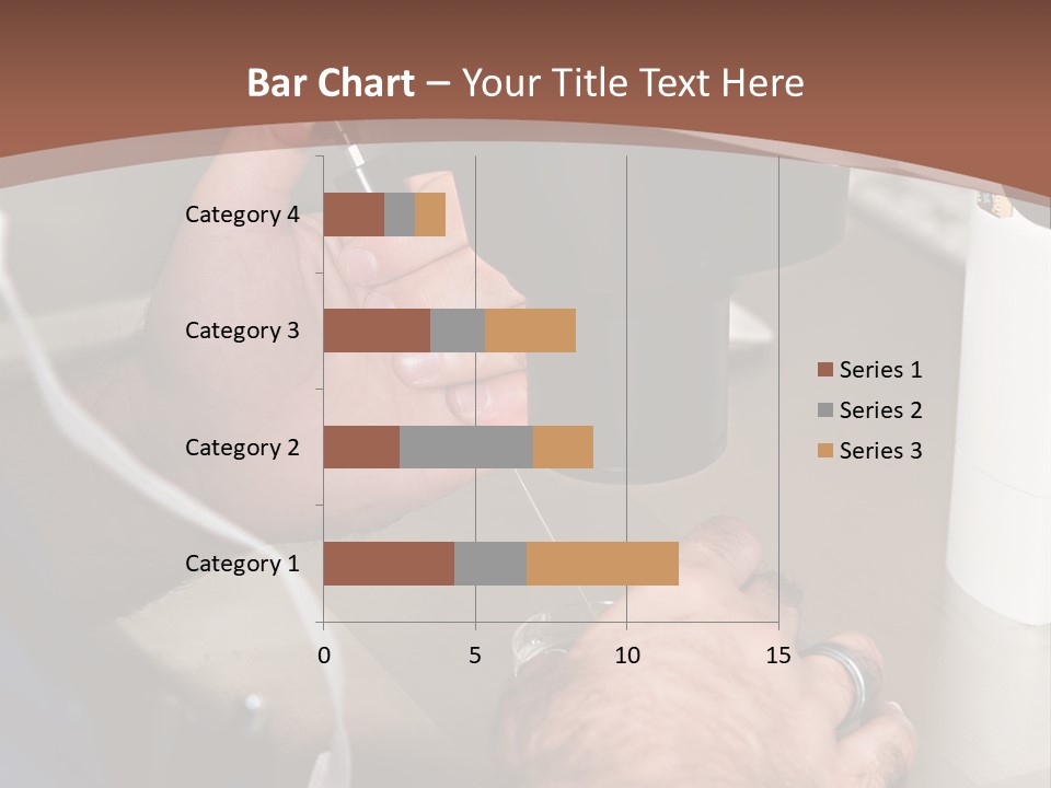 A Man Is Using A Microscope To Examine Something PowerPoint Template