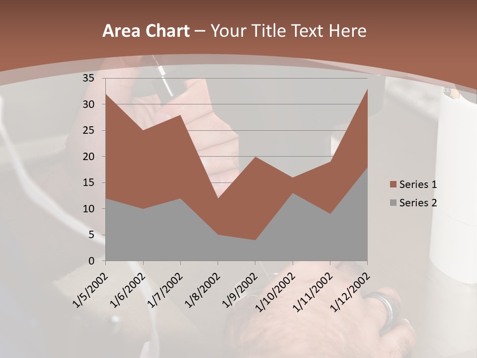 A Man Is Using A Microscope To Examine Something PowerPoint Template