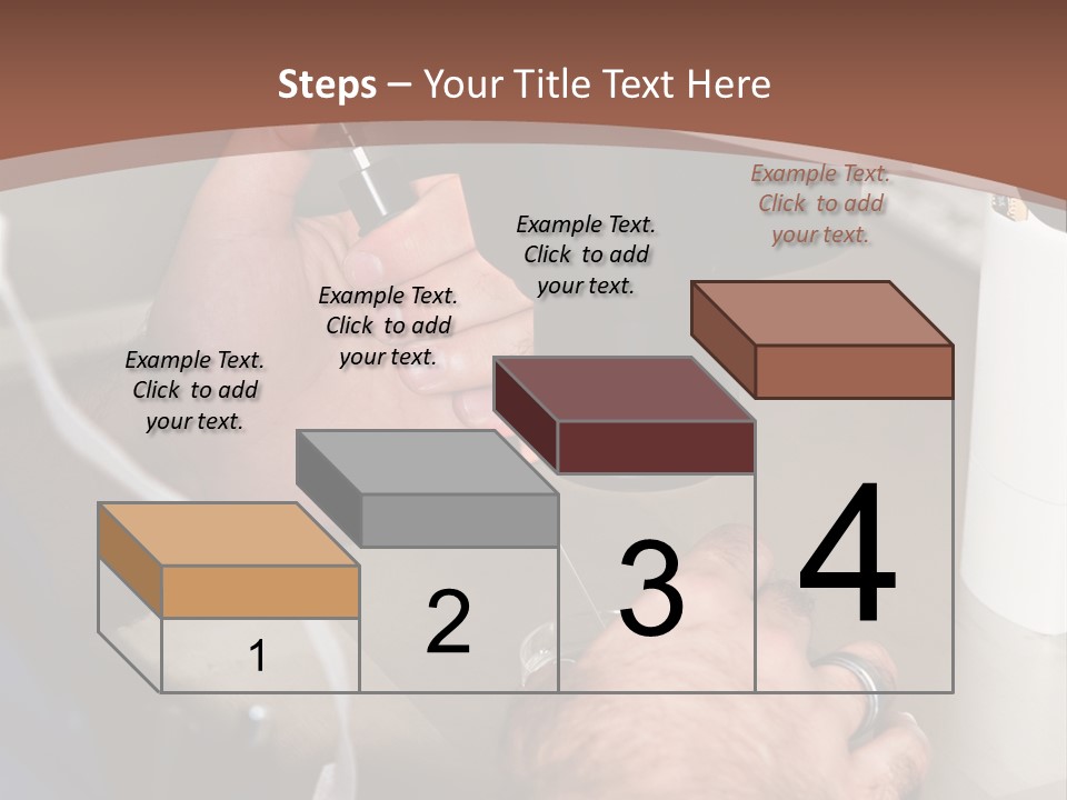 A Man Is Using A Microscope To Examine Something PowerPoint Template