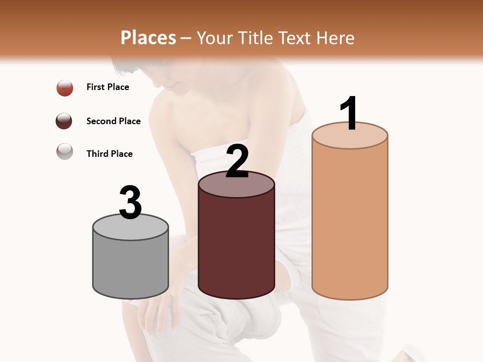 A Woman Getting A Massage From A Man On A Bed PowerPoint Template