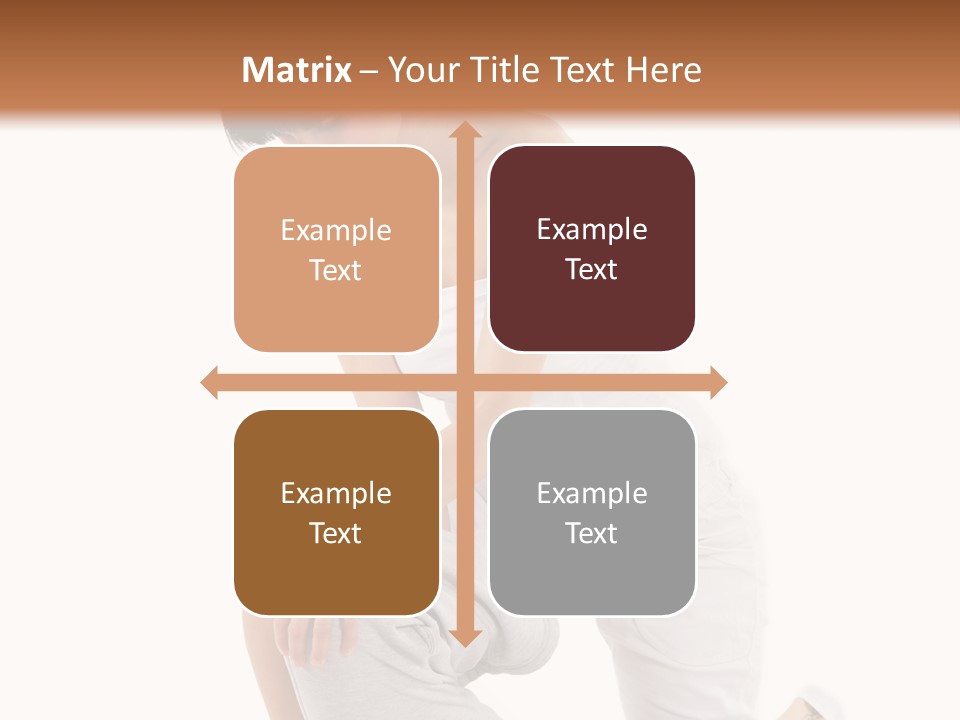 A Woman Getting A Massage From A Man On A Bed PowerPoint Template