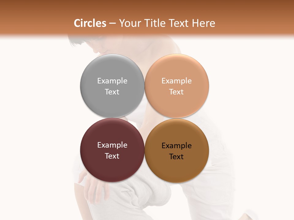 A Woman Getting A Massage From A Man On A Bed PowerPoint Template