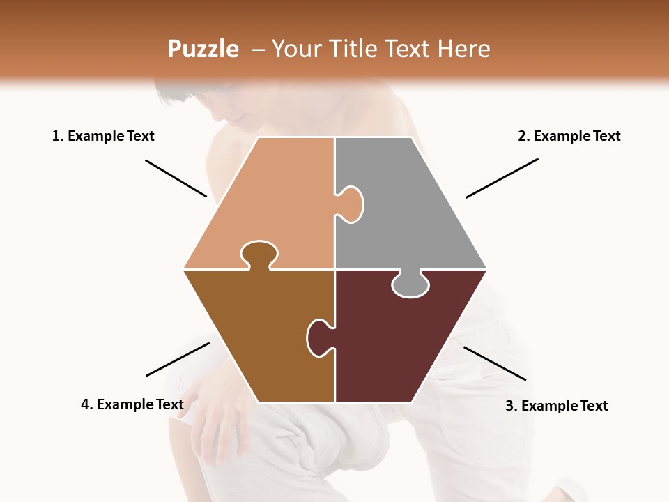 A Woman Getting A Massage From A Man On A Bed PowerPoint Template