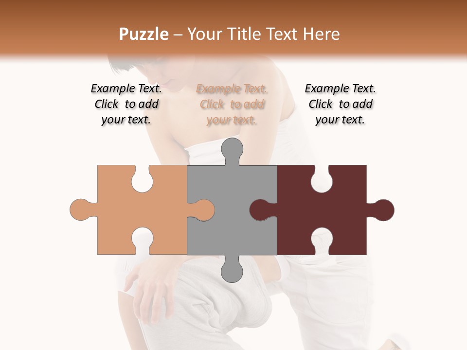 A Woman Getting A Massage From A Man On A Bed PowerPoint Template