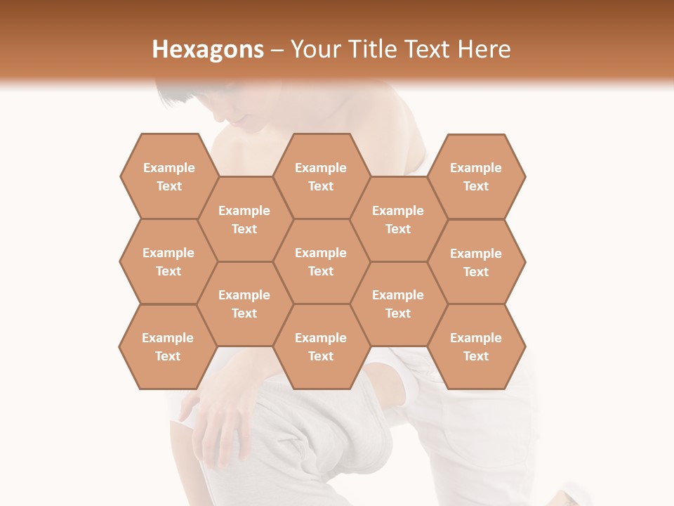A Woman Getting A Massage From A Man On A Bed PowerPoint Template