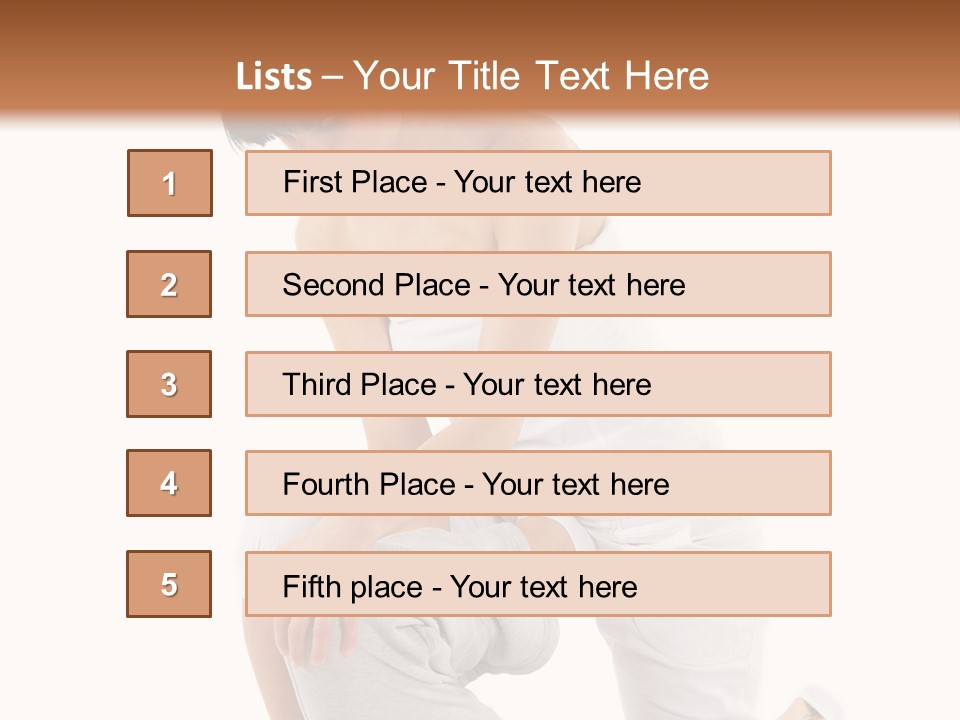A Woman Getting A Massage From A Man On A Bed PowerPoint Template