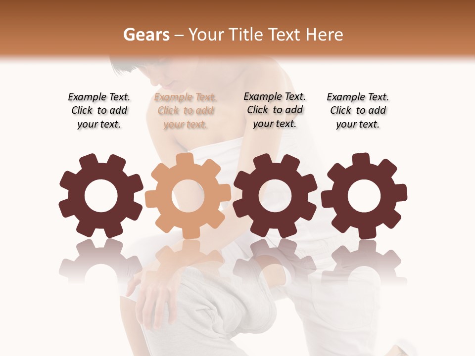 A Woman Getting A Massage From A Man On A Bed PowerPoint Template