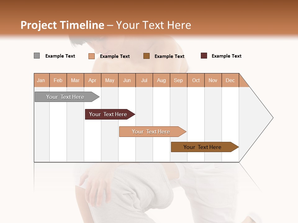 A Woman Getting A Massage From A Man On A Bed PowerPoint Template