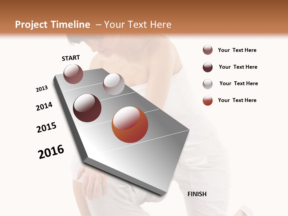 A Woman Getting A Massage From A Man On A Bed PowerPoint Template