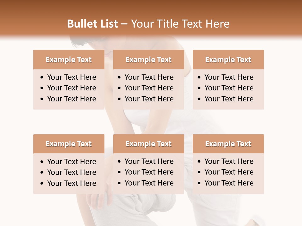 A Woman Getting A Massage From A Man On A Bed PowerPoint Template