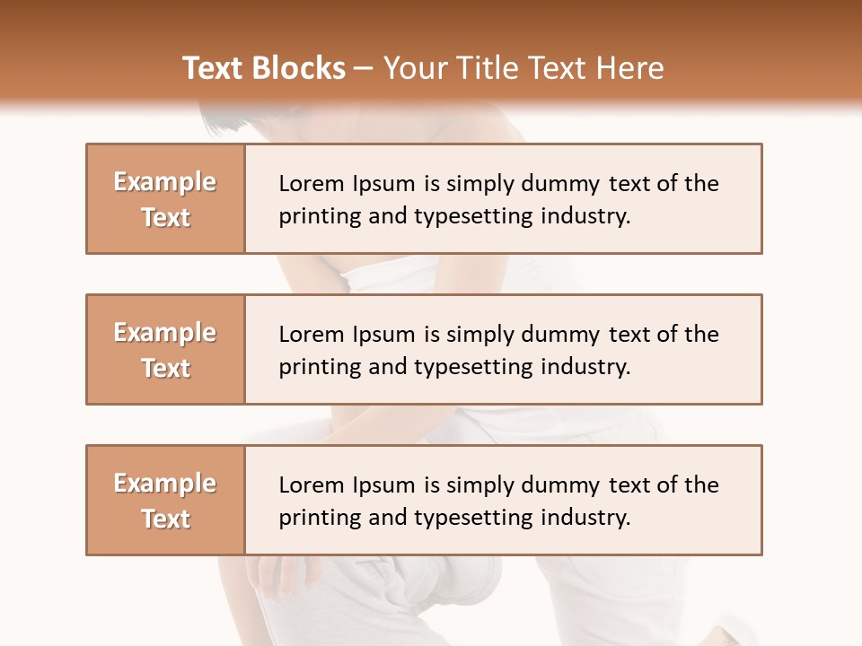 A Woman Getting A Massage From A Man On A Bed PowerPoint Template