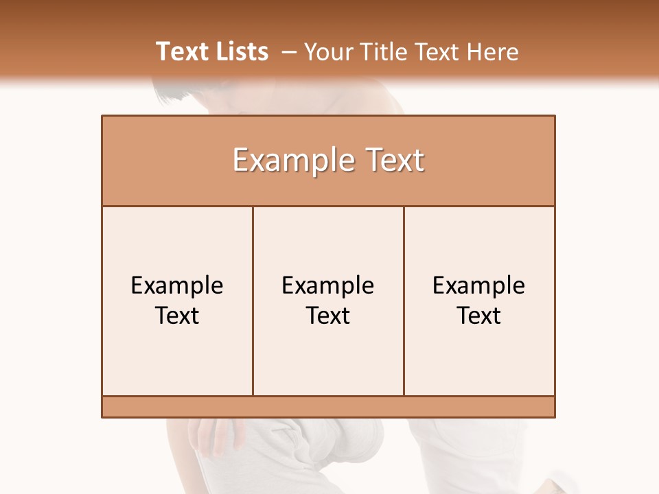 A Woman Getting A Massage From A Man On A Bed PowerPoint Template