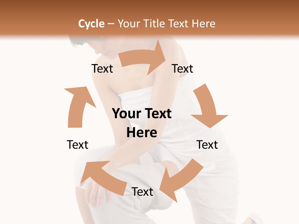 A Woman Getting A Massage From A Man On A Bed PowerPoint Template