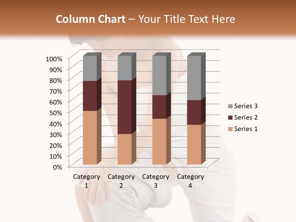 A Woman Getting A Massage From A Man On A Bed PowerPoint Template