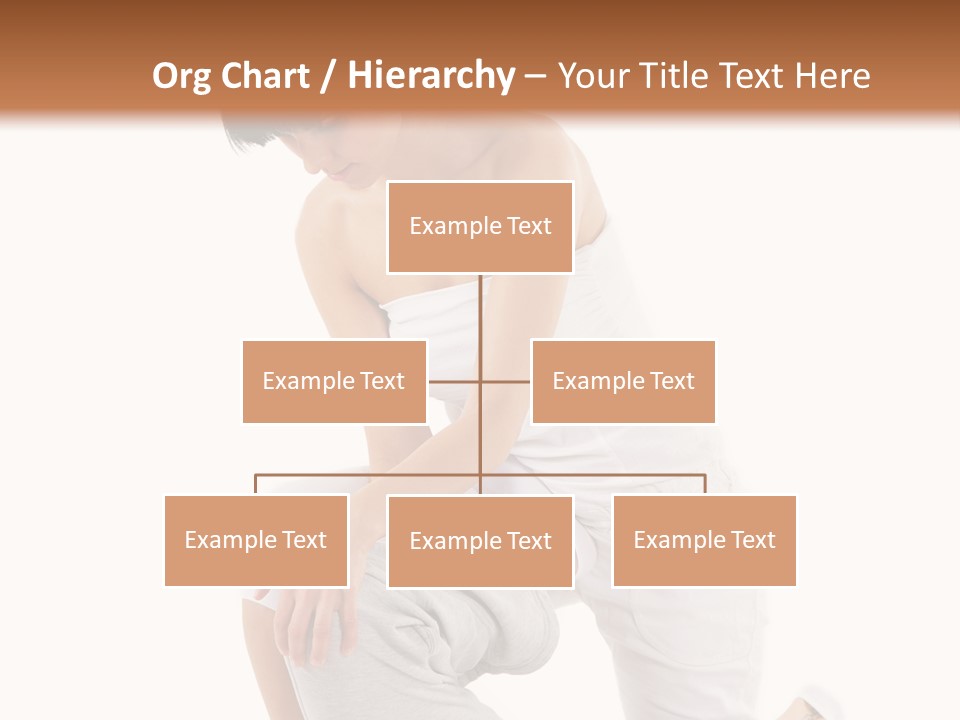 A Woman Getting A Massage From A Man On A Bed PowerPoint Template