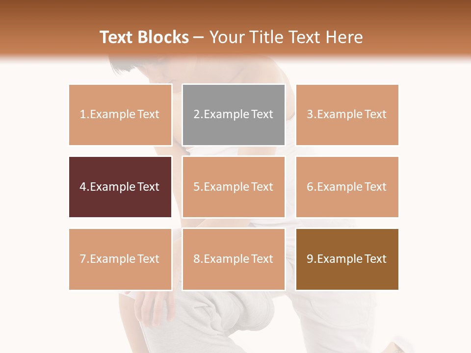 A Woman Getting A Massage From A Man On A Bed PowerPoint Template