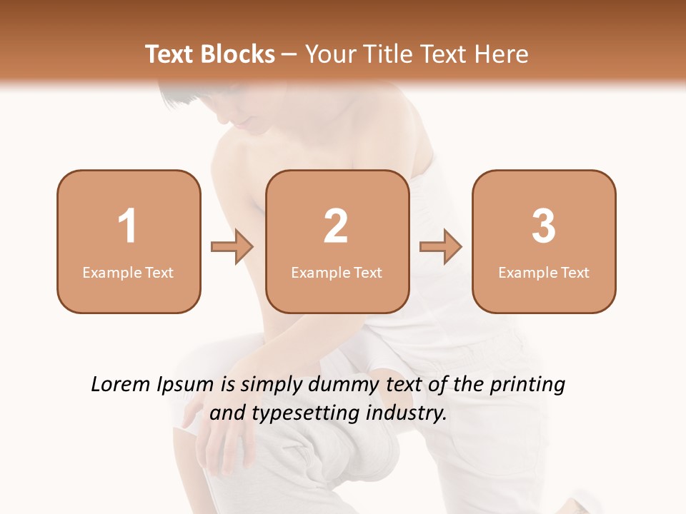 A Woman Getting A Massage From A Man On A Bed PowerPoint Template