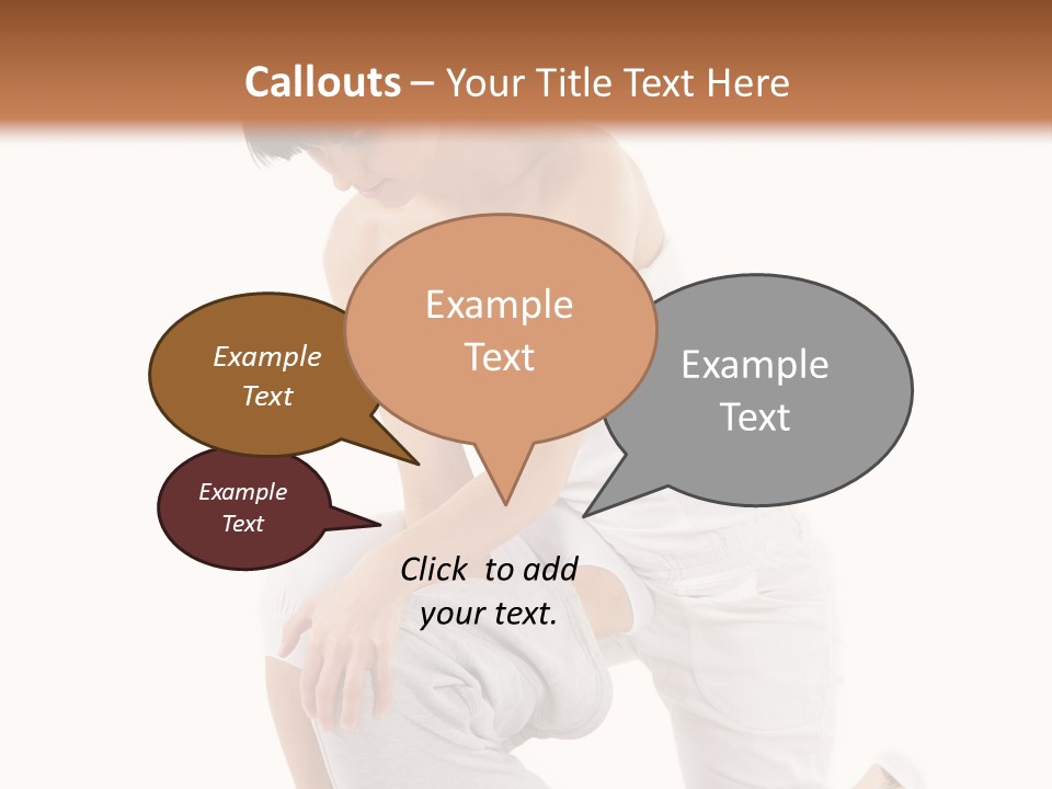 A Woman Getting A Massage From A Man On A Bed PowerPoint Template