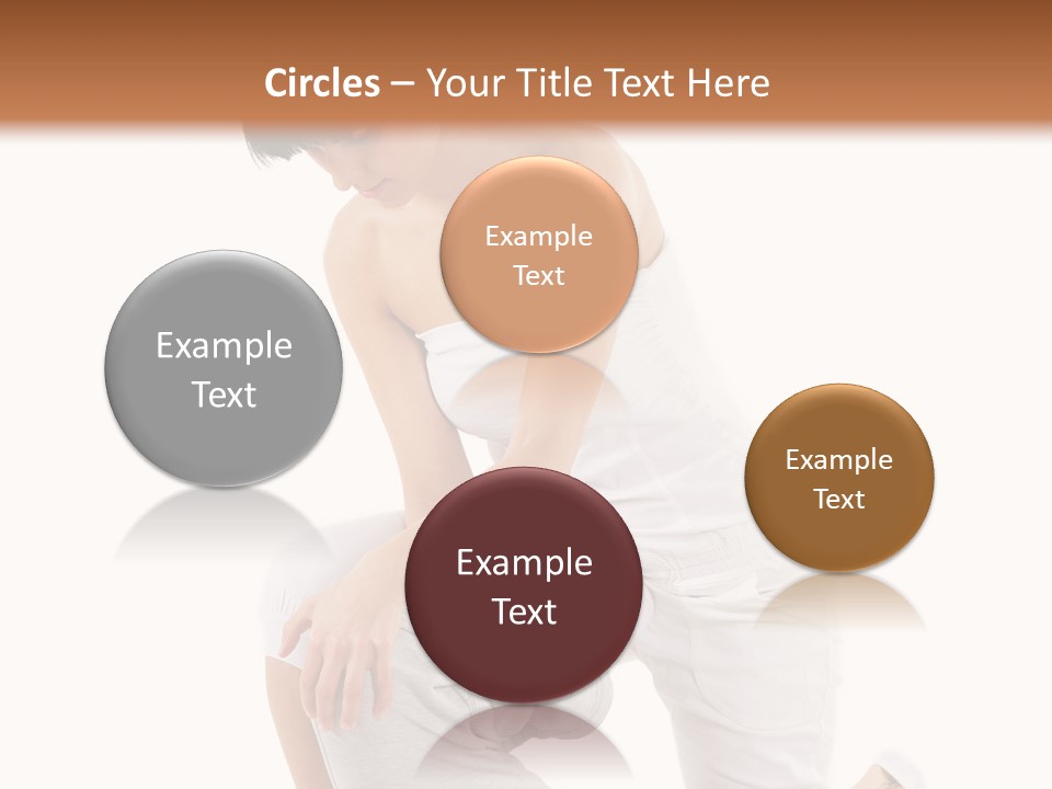 A Woman Getting A Massage From A Man On A Bed PowerPoint Template