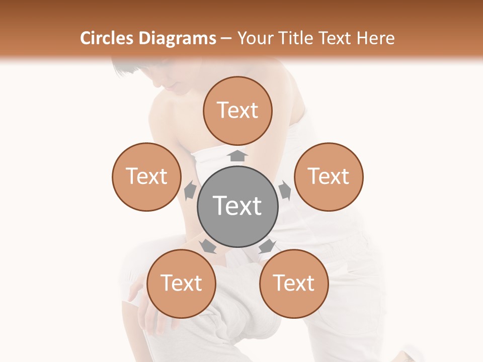 A Woman Getting A Massage From A Man On A Bed PowerPoint Template