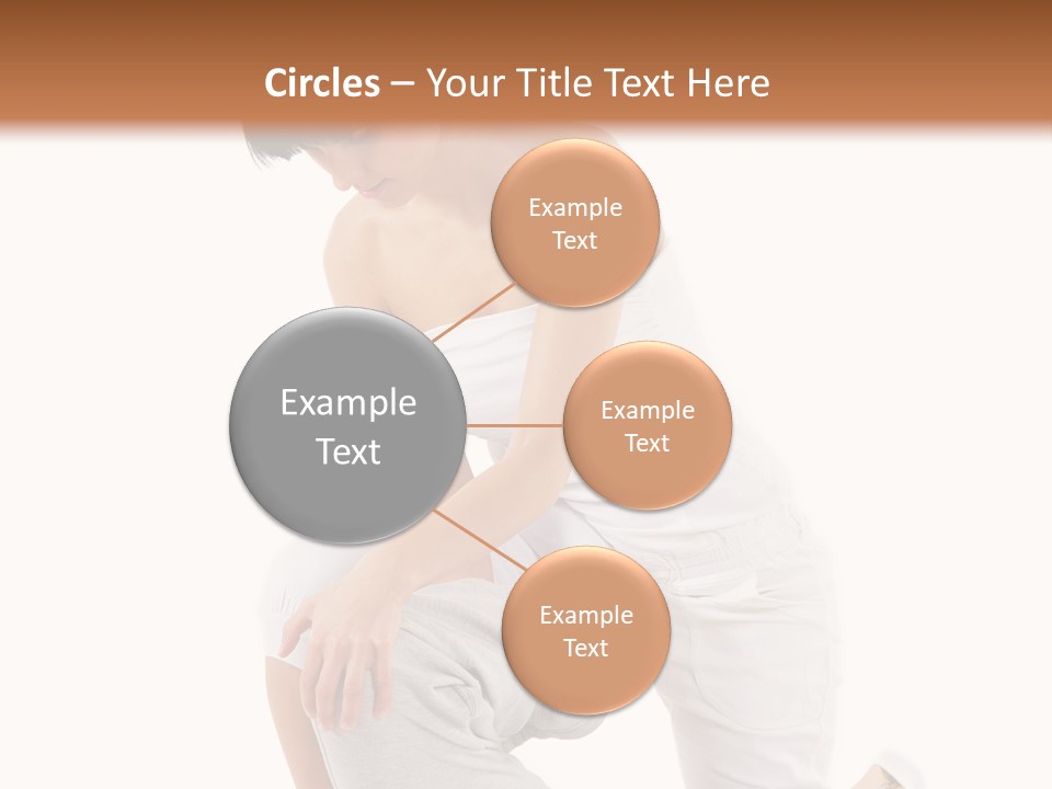 A Woman Getting A Massage From A Man On A Bed PowerPoint Template
