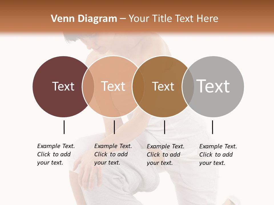 A Woman Getting A Massage From A Man On A Bed PowerPoint Template